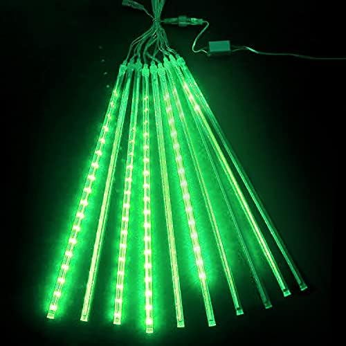 High Brightness 10 Tube 540 LED 20 Inch Meteor Shower Rain Lights Cascading Falling Rain Outdoor Lights for Christmas Roof Eaves Tree Decoration Icicle Raindrop(Can Connect 100 Sets) - Image 2