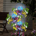 Solar Lights Outdoor Garden Stakes,Butterfly & Flower LED Colorful Lights by HomeGardenDecorations
