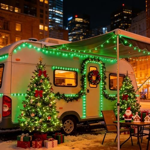 LAMPHOME 200 LED 66FT Green St Patricks Day String Lights, Christmas Fairy Lights with 16 Lighting Modes, String Mini Light Plug in for Indoor Outdoor Tree Garden Wedding Party Decoration - Image 2