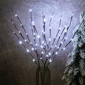 AMARS 3pcs Lighted Artificial LED Branch Lights with Timer Battery Operated Christmas Fairy Spirit Decorative Twig Tree Decorations for Vase Home Living Room (29inch, Auto 6H ON/18H Off, White) by AMARS
