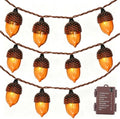 Fall Lights Battery Operated, 11.48 FT 20 LED Fall String Lights with 3D Acorns LED Autumn Lights with Timer 8 Modes Waterproof for Autumn Thanksgiving Halloween Indoor Outdoor Fall Decorations by Unknown