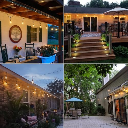 Outdoor String Lights 12FT with 5 Shatterproof S14 LED Bulbs - Image 6