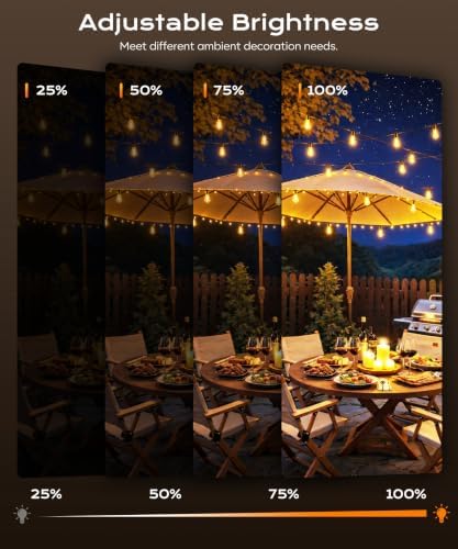 Outdoor String Lights, 100 FT Patio Lights for Outside - Image 5