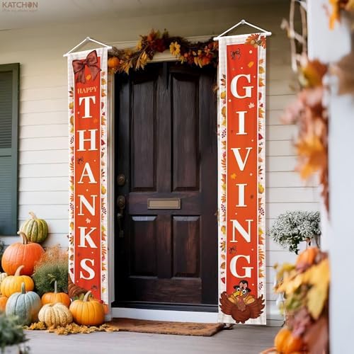 KatchOn Happy Thanksgiving Banner Outdoor 72x12 Inch - Image 7