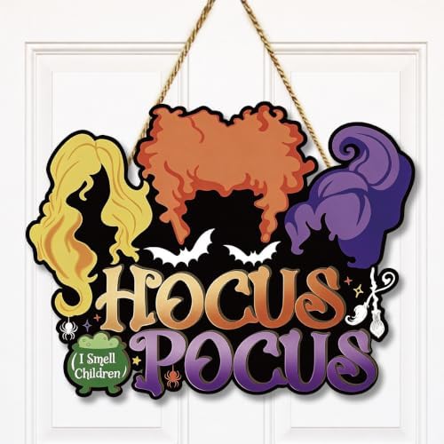 Witch Halloween Decorations for Home Hocus Pocus Decor for Outside by FREHVN