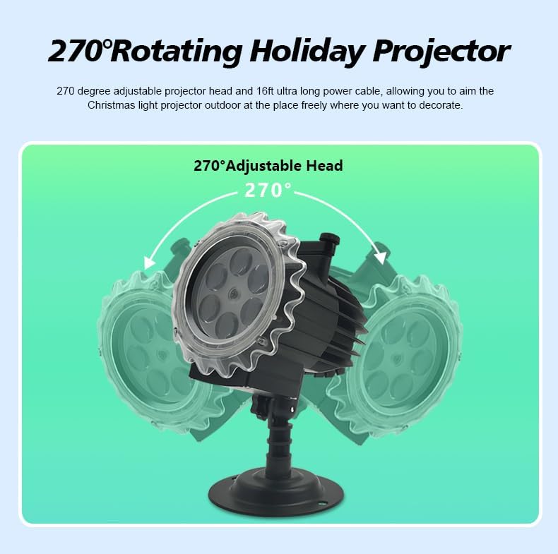 Easter Projector Lights,Christmas Christmas Projector 80 HD Patterns,Christmas Decorations for Indoor Outdoo, with Remote Control, Birthday Parties、Holiday、Wedding - Image 4