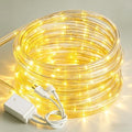 20ft Rope Lights For Outside, Connectable & Flexible Tube Lights with 8 Modes Controller,Waterproof Warm White LED Rope Lighting for Deck,Garden,Pool,Patio,Room Indoor & Outdoor Landscape Strip Light by CHORLED