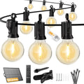 Brightown 108FT 52LED Solar String Lights Outdoor with Remote & USB Port by Brightown