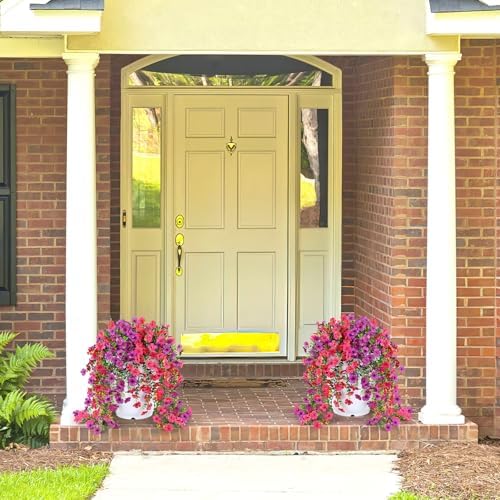 Artificial Hanging Flowers for Outdoors Spring Summer Decor - Image 5