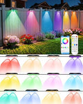 Outdoor Deck Lights 16 Pack, 100ft Smart RGB Outdoor Lights, APP by Cujemy