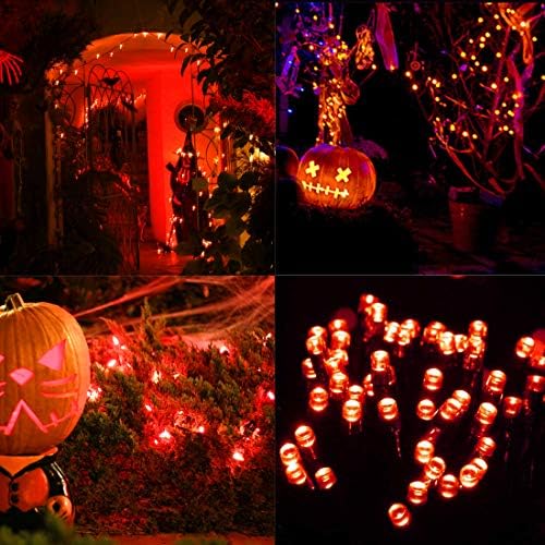 300 LED Halloween Lights, 98.5FT Halloween String Lights with 8 Lighting Modes, Waterproof & Connectable Mini Light, Plug in for Indoor Outdoor Holiday Christmas Party Bedroom Decorations (Orange) - Image 2