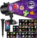 Halloween Christmas Projector Lights Outdoor, Brighter 14 HD Slides (3D Ocean Wave +Patterns) Waterproof Holiday Projector Lights Outdoor Indoor, Xmas Halloween Decorations for Yard Garden by ENJOYPET