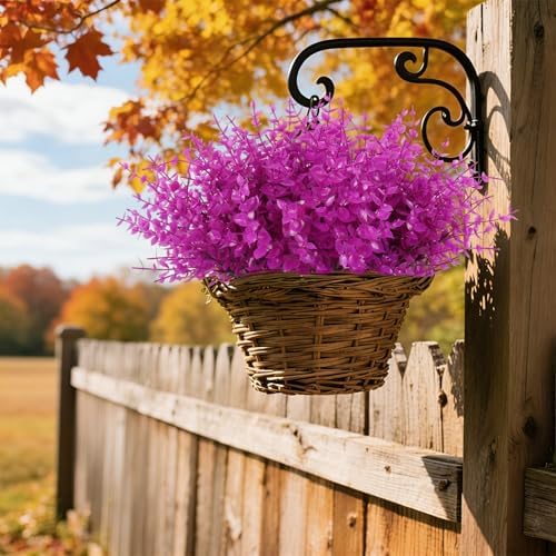 RECUTMS Fake Outdoor UV Resistant Plants Artificial Boxwood Plants Springs - Image 3