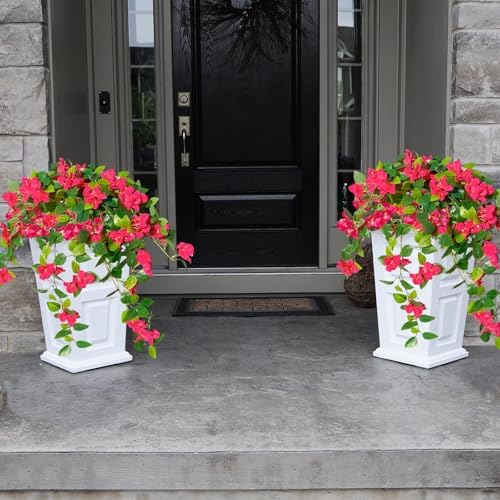 Artificial Bougainvillea Flowers Fake Summer Plants for Outdoor Outside - Image 3