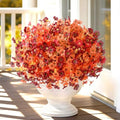 Yastouay Artificial Mums for Outdoors, 12 Bundles UV Resistant Fake Mums by Yastouay