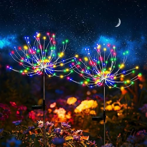 6-Pack Solar Firework Lights for Outside Waterproof Garden Fairy Lights - Image 7