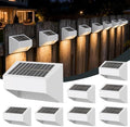 Outdoor Solar Lights, Warm White Decorative Solar Fence Lights, for Gardens, Swimming Pools, Decks, Fences, Patios, Front Doors, Stairs, Landscapes, Courtyards, and Driveway Paths, Pack of 8 by Unknown