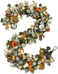 6FT Fall Garland with Lights for Autumn Mantel Decor by Unknown