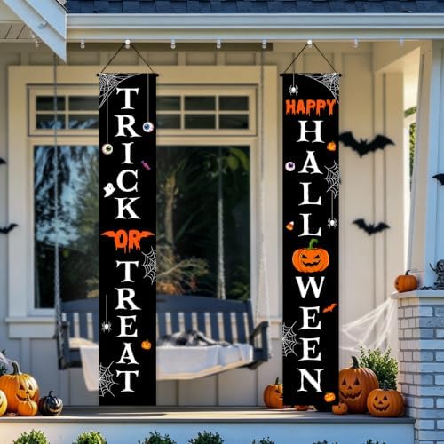 Halloween Door Banners Outdoor Halloween Decorations Witches Porch Decor - Image 5