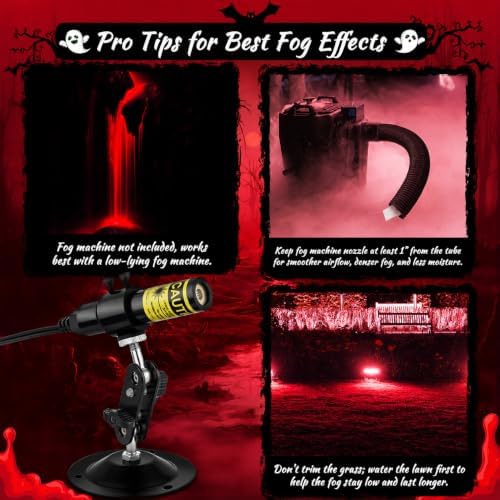 Red Laser Line Projector for Halloween Swamp Party Decoration - Image 3