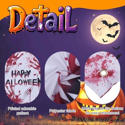 Halloween Decorations Handprint Door Covers for Indoor and Outdoor Holiday Parties - Image 5