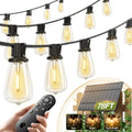 addlon 72FT Solar String Lights Waterproof with Remote & USB, Patio Lights by addlon