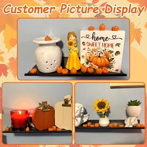 winemana 80Pcs Mini Pumpkins for Crafts, Fall Decorations for Home, Orange - Image 4