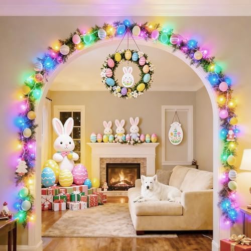 165ft Pastel Easter Lights String, Christmas Mini Light,500 LED with 16 Light Modes, Fairy Lights Plug in for Outdoor Xmas Trees Garland Wreath Holiday Decorations(Green Warm Pink Blue Purple) - Image 5