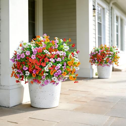 Hrobek Fake Artificial Flowers for Outdoors Faux Plants Outside Indoor - Image 6