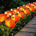 Solar Firefly Lights Outdoor Waterproof, 8 Pack Solar Flowers Swaying Lights with Flowers, Flower Light Garden Decor for Outside Yard Patio Halloween Christmas, Gifts for Women Grandma by yulloyello