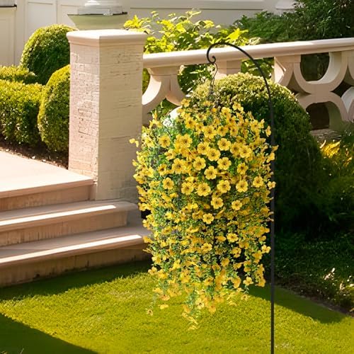 ZFProcess Artificial Fall Mums Fake Flowers Plants for Outdoor Home Decor - Image 6