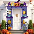 Tiamon Halloween Haunted House Decorations Scary Archway Door Banner by Tiamon