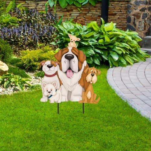 Briarwood Lane Everday Everyday Metal Art 29x17 Dogs Spoiled Here for Everday Metal Art - Image 2
