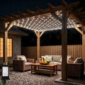 LitHome 13 x 13FT Christmas Net Lights Outdoor Mesh Lights Connectable by LitHome