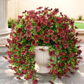 ZFProcess Artificial Hanging Flowers for Outdoors Fall Decoration by ZFProcessArtificialFlowers