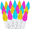 70 Light 24Ft Spring Easter C6 LED Strawberry String Lights by FestiveLiving