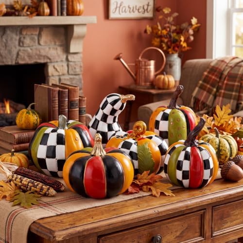 Thyle 6 Pack Decorative Pumpkins, Halloween & Fall Decor for Table - Image 5