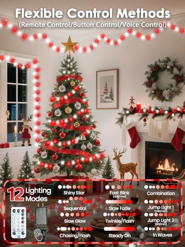 Connectable 43FT 100LED Globe String Lights Indoor, Smart Classroom Lights - Image 5