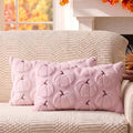 Fall Pillow Covers Pumpkin Fall Decor 12x20 Set of 2 Pink by Unknown