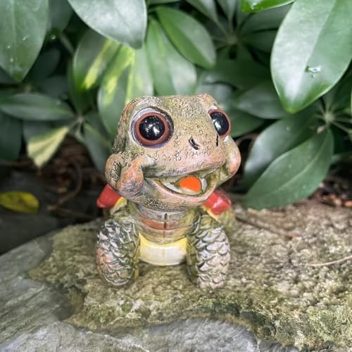 Turtle Outdoor Garden Decor – Outside Garden Statues for Home, Yard, Patio, Backyard, Balcony for Mother’s Day, Birthday for Women, Mom Gifts - Image 4