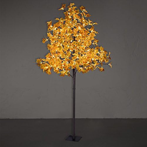 Lightshare Maple Tree 8 ft. - 264 LED Warm White Lights, Natural Looking Maple Leaves - Image 3