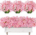 AmyHomie 20 PCS Artificial Flowers for Outdoors, UV Resistant Fake Plants by AmyHomie