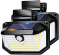 Clip On Solar Lights Outdoor, 178LEDs 800LM Solar Motion Sensor Outdoor Lights, 3-Sided Wide Angle Solar Wall Lights, No Drill Fence Lights, Waterproof Garden Patio Deck Lighting by LightupYourLife