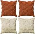 AVOIN colorlife Caramel Beige Pumpkin Fall Throw Pillow Covers 18x18 Inch by AVOINcolorlife