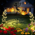 2 Pack Solar Watering Can Lights, Metal Solar Lights Outdoor Decorative by Forlivese