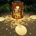 Wolf Solar Lanterns Hanging Waterproof Garden Decor Gifts for Women by Tepaken