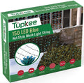 Christmas Light Net – 150 LED Blue Mesh Lights - 4 ft x 6 ft – Outdoor/Indoor – Net Lights for Bushes, Hedges or Trees by Tupkee