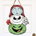Halloween Decorations for Outside Halloween Sign for Porch Door by FREHVN