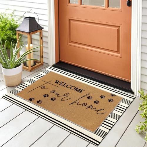 Tinideya 2 23.6 X 35.4 Inches PET Black White Brown - Image 6