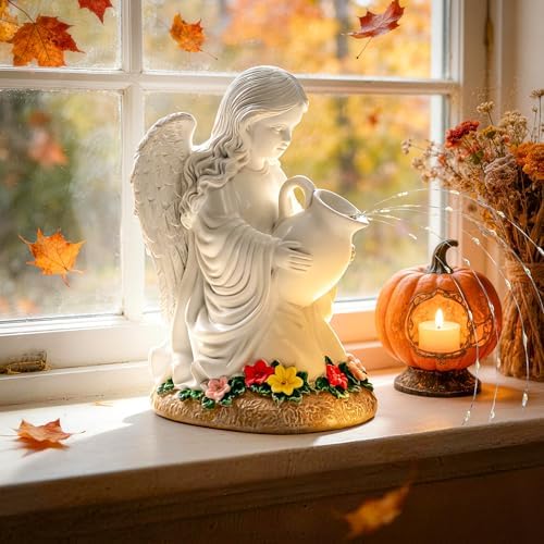 GIGALUMI Angel Statue Solar Garden Yard Decor Outdoor Gifts for Women - Image 7